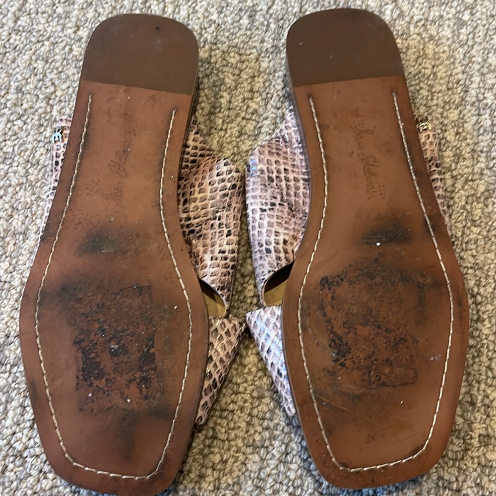 Sam Edelman Idina Slide Snake Print Sandal - Picture 3 of 4